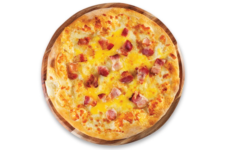 Carbonara Pizza  345 Baht - SiamBangkokMap