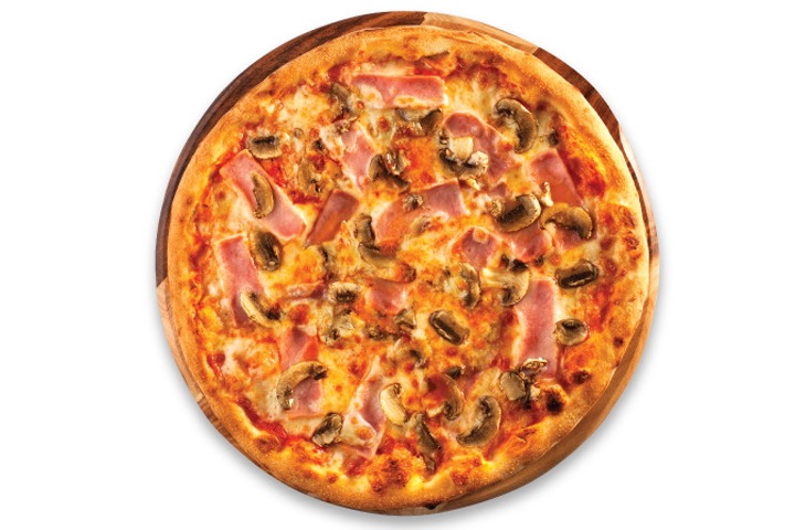 Italian Ham and Mushroom Pizza  340 Baht - SiamBangkokMap